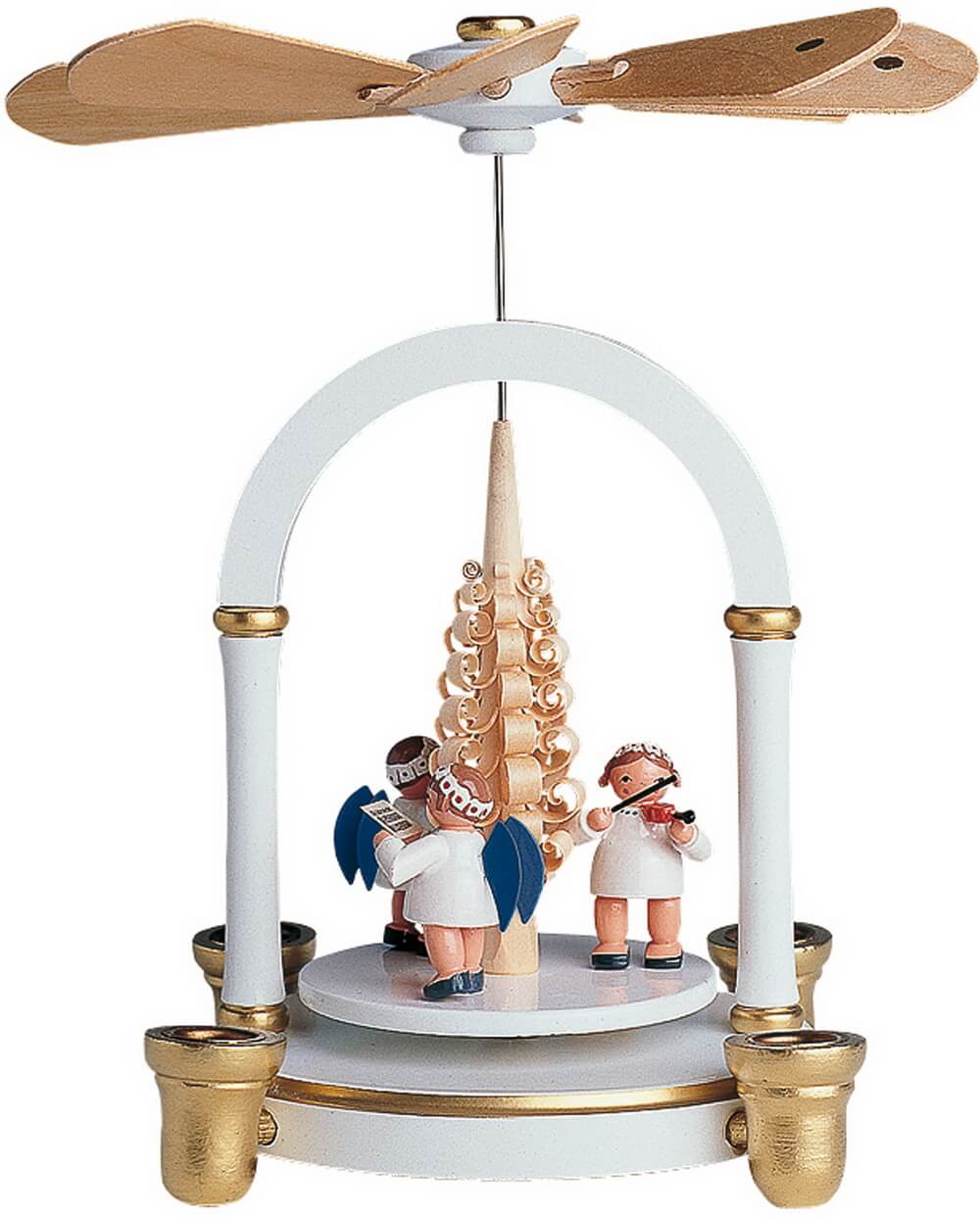 Christmas pyramid angel musicians by KWO