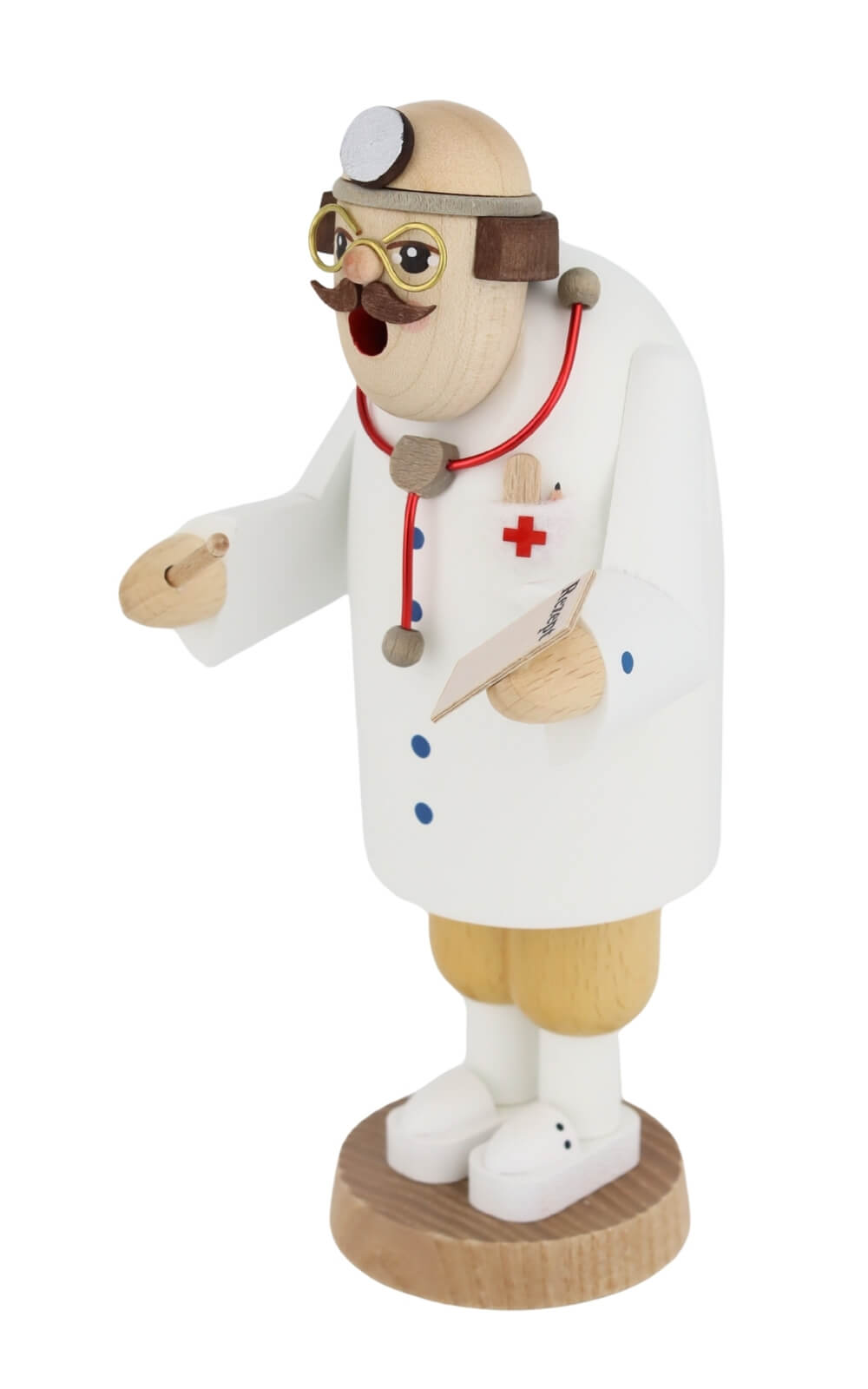 Smoking Man Doctor, 18 cm / 7 inch by Richard Glässer_3