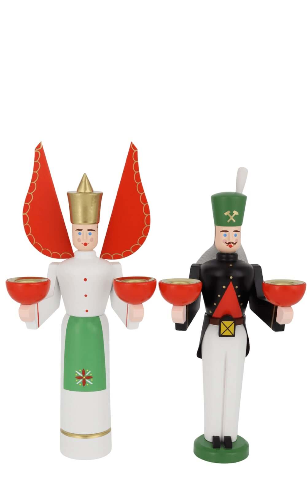Bergmann und Engel mit grünem Kleid von Eckert_2