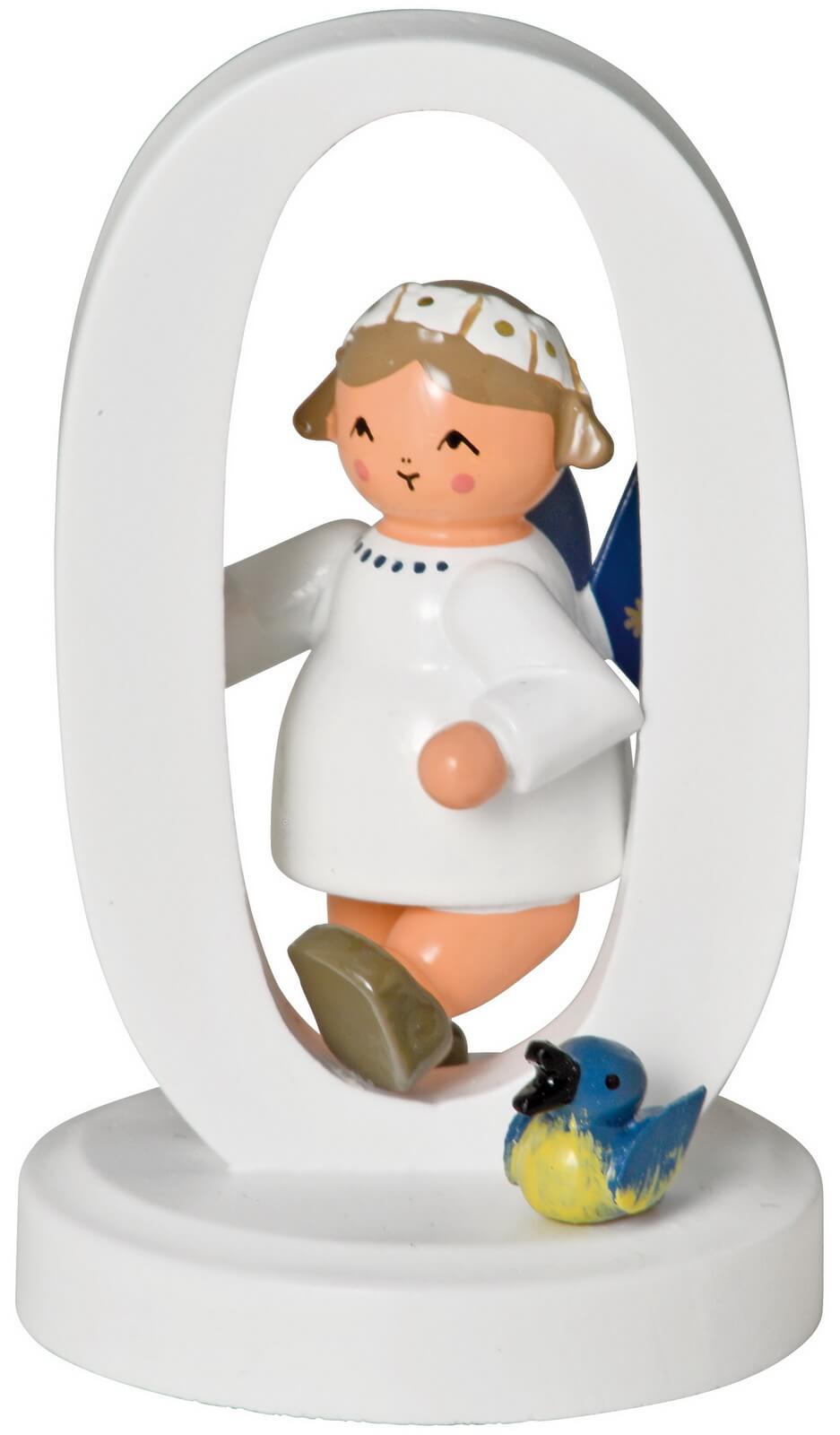 Christmas angel with number 0, 7 cm by KWO