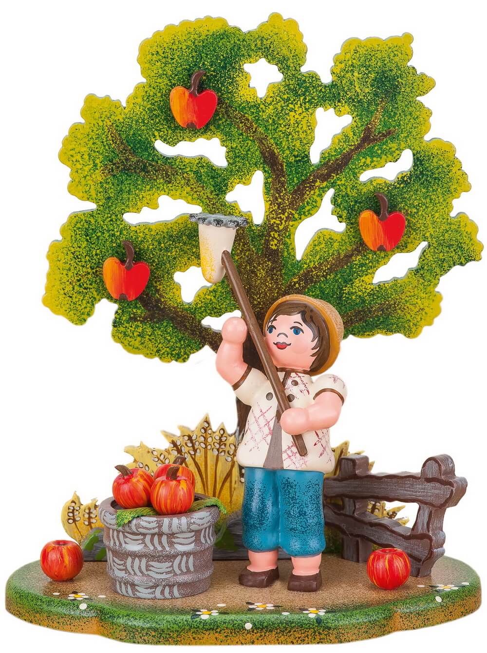 Landidyll apple harvest from Hubrig folk art