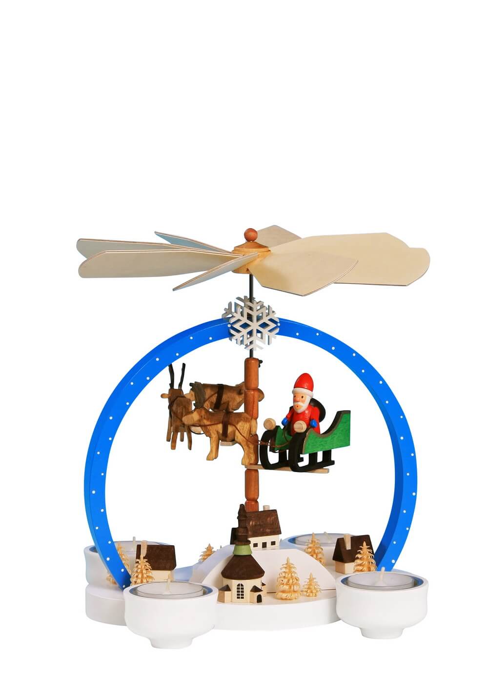 Christmas pyramid Christmas magic, colored by Knuth Neuber