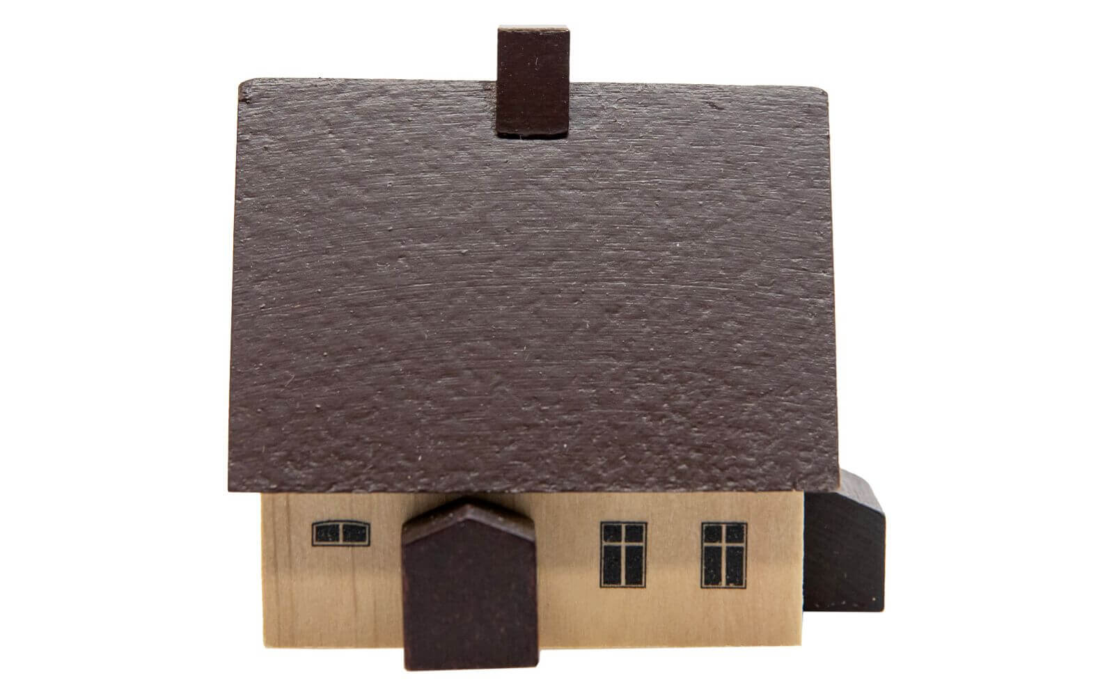Miniature Erzgebirgshaus, 5 cm by Spielwarenmacher Günther