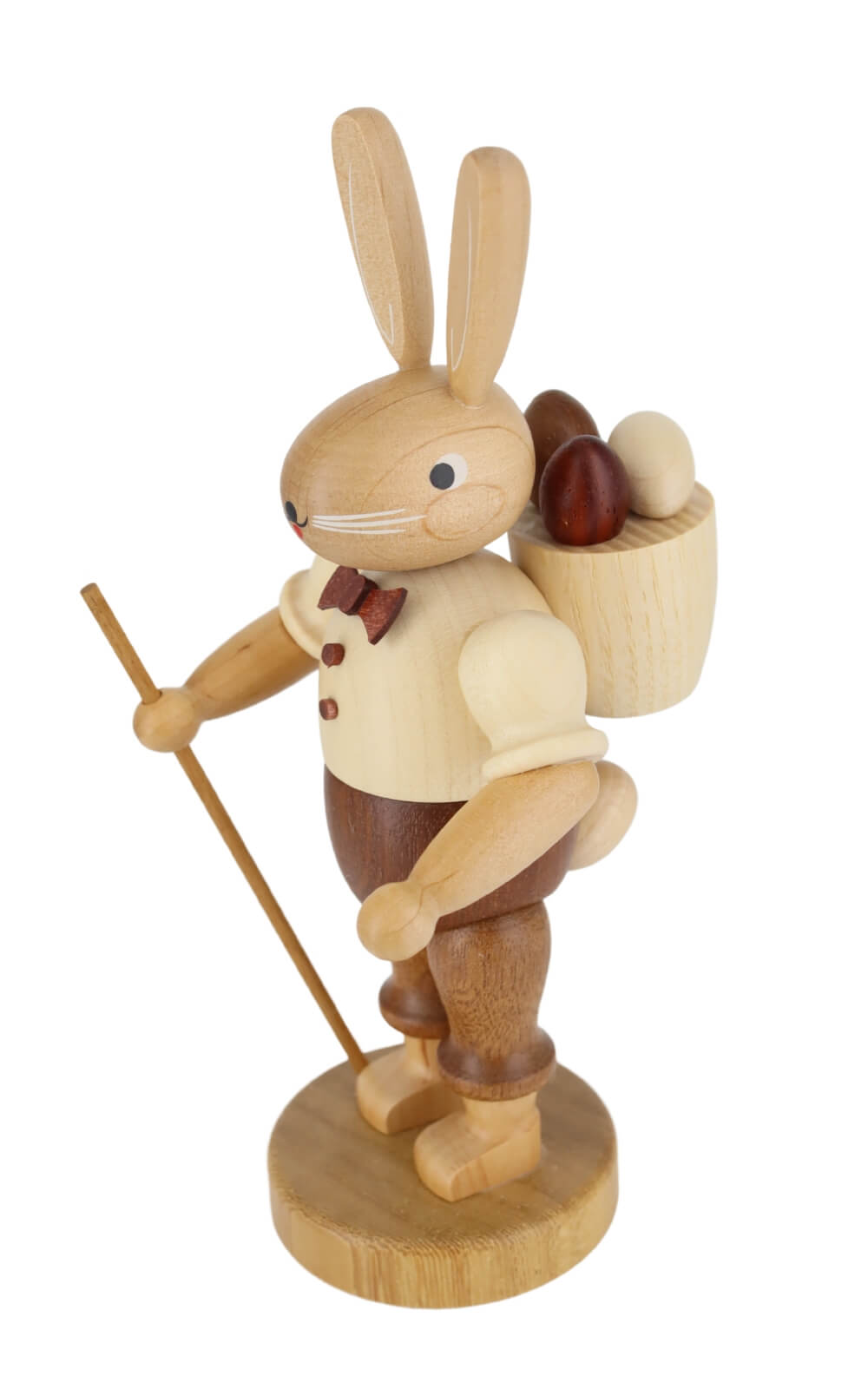 Osterhase mit Korb, natur, 18 cm von Müller Kleinkunst_3