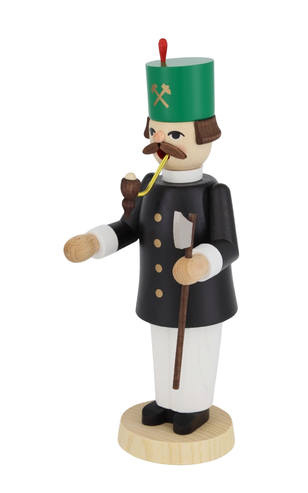 Smoking Man Miner, 21 cm / 8,3 inch by Richard Glässer_2