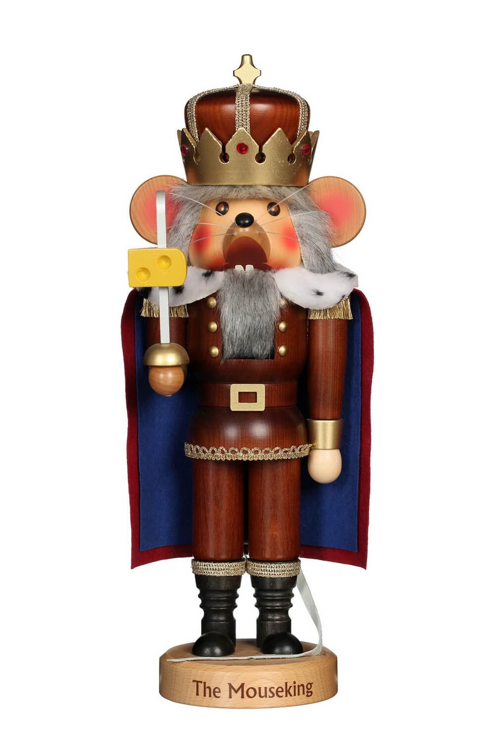 Nutcracker Mouse King, 40 cm, colored by Christian Ulbricht