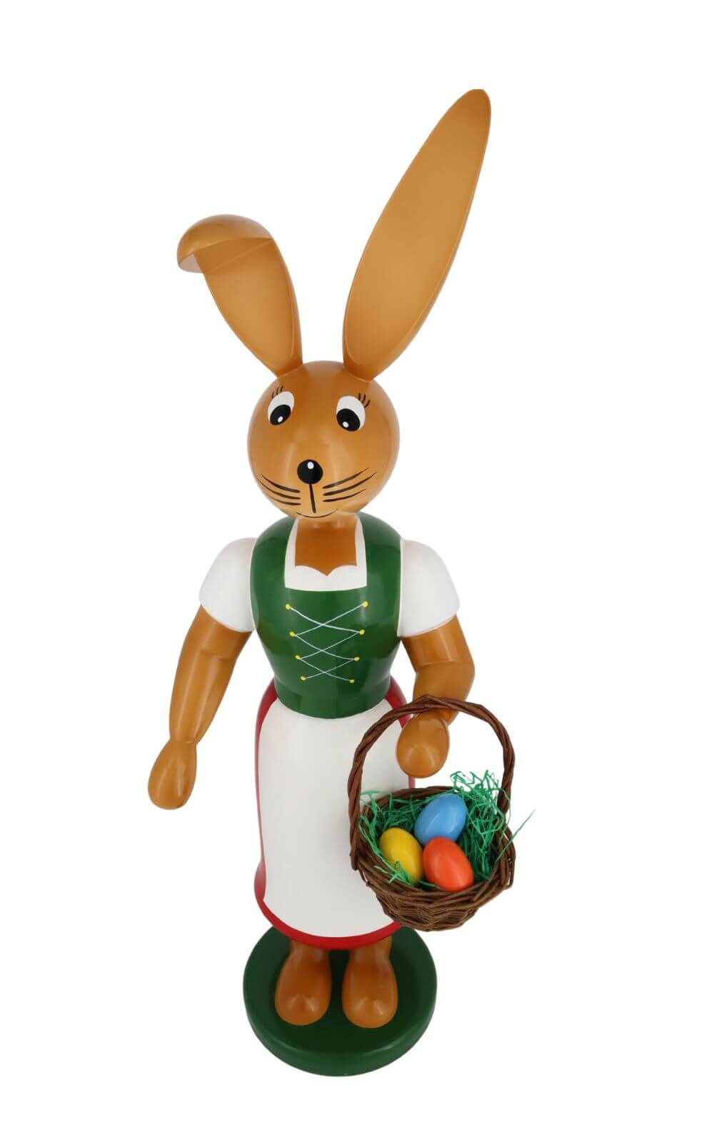 Easter bunny - bunny with long skirt, 58 cm by Holzkunst Gahlenz_3