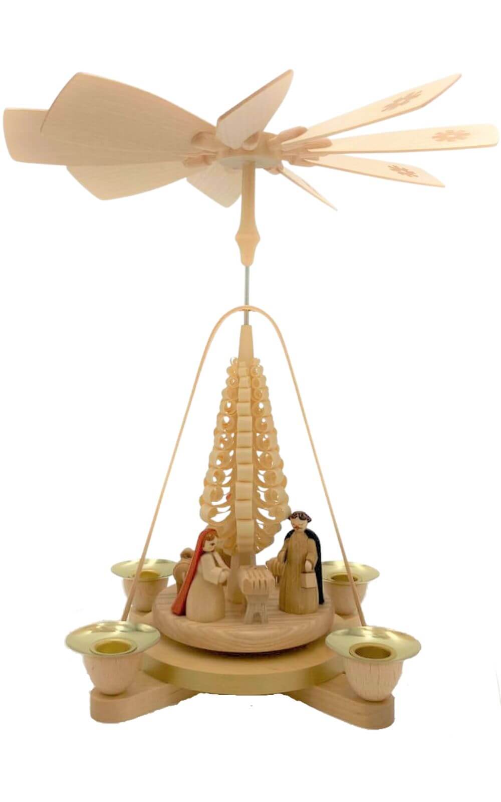 Christmas pyramid Nativity of Christ, 28 cm by Richard Glässer_1