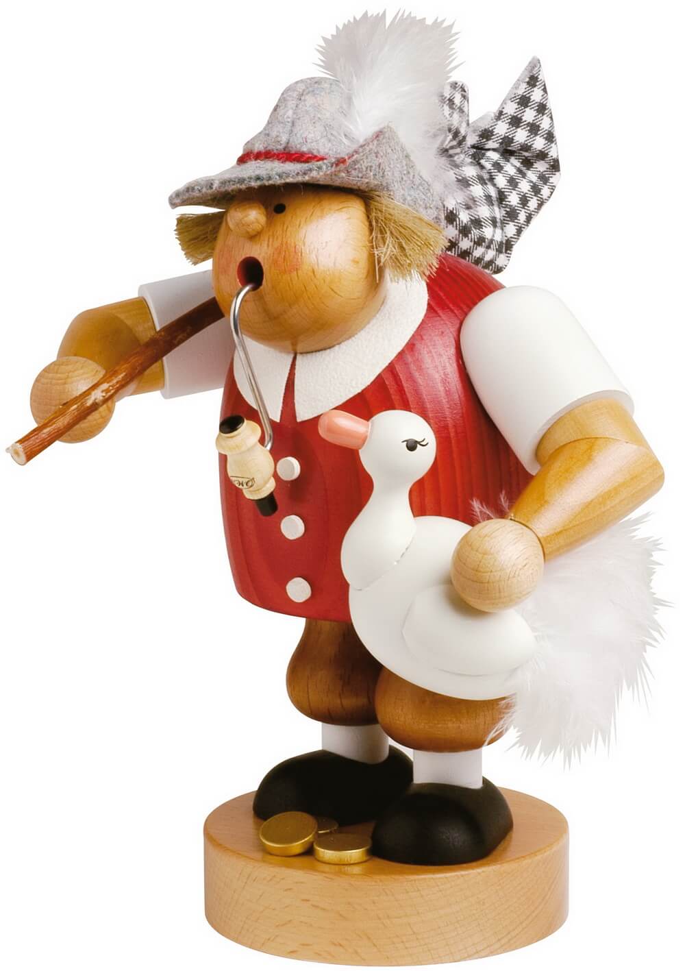 Smoking man Hans im Glück, 20 cm from KWO