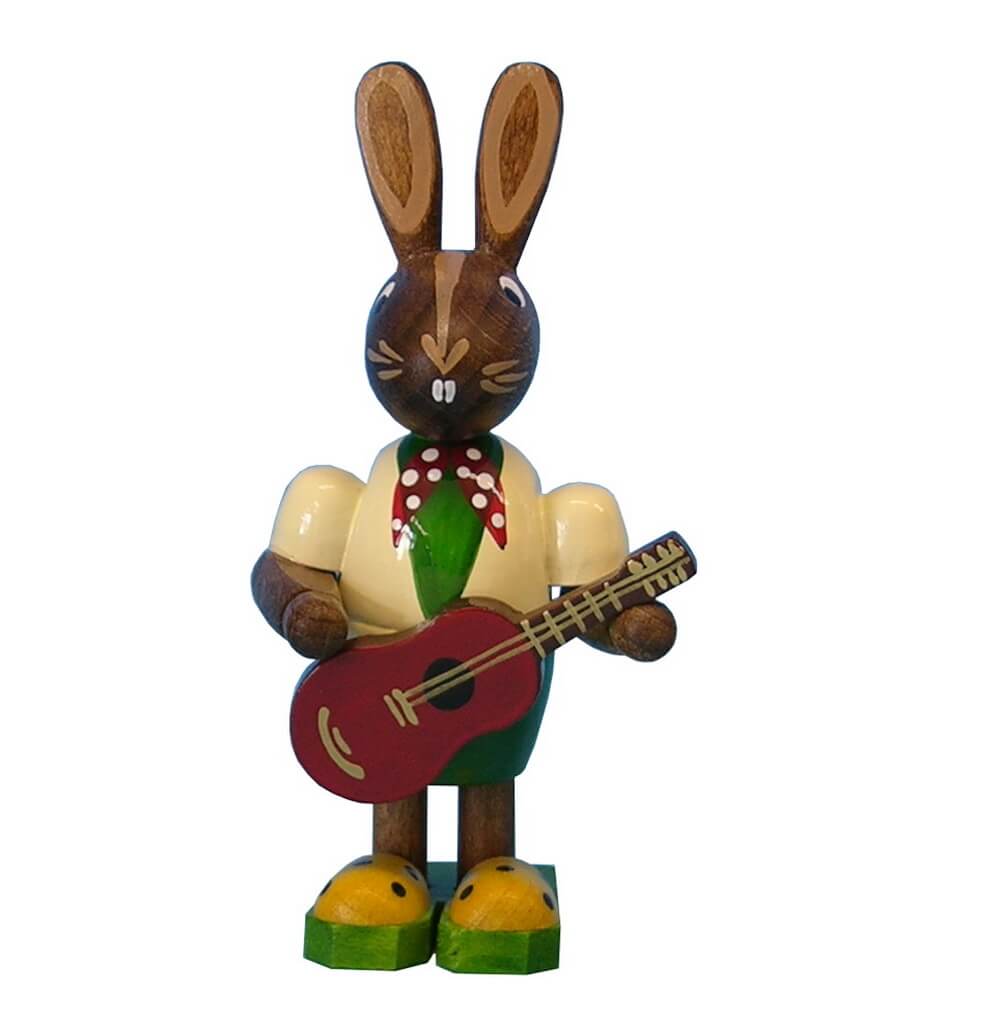 Osterhase mit Gitarre von Figurenland Uhlig GmbH