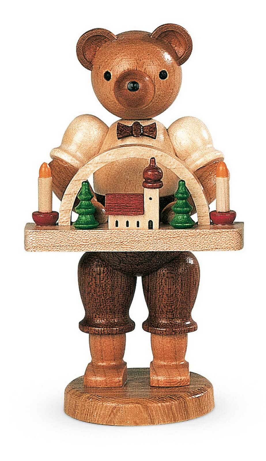 Miniature teddy bear - toy maker, 10 cm, natural by Müller Kleinkunst