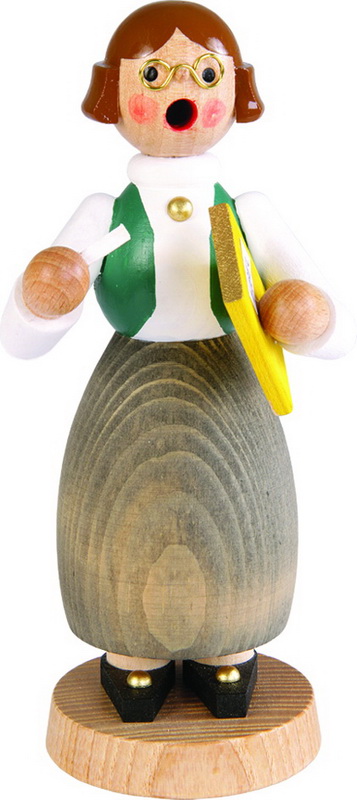 Smoking man teacher, 16 cm by Richard Glässer