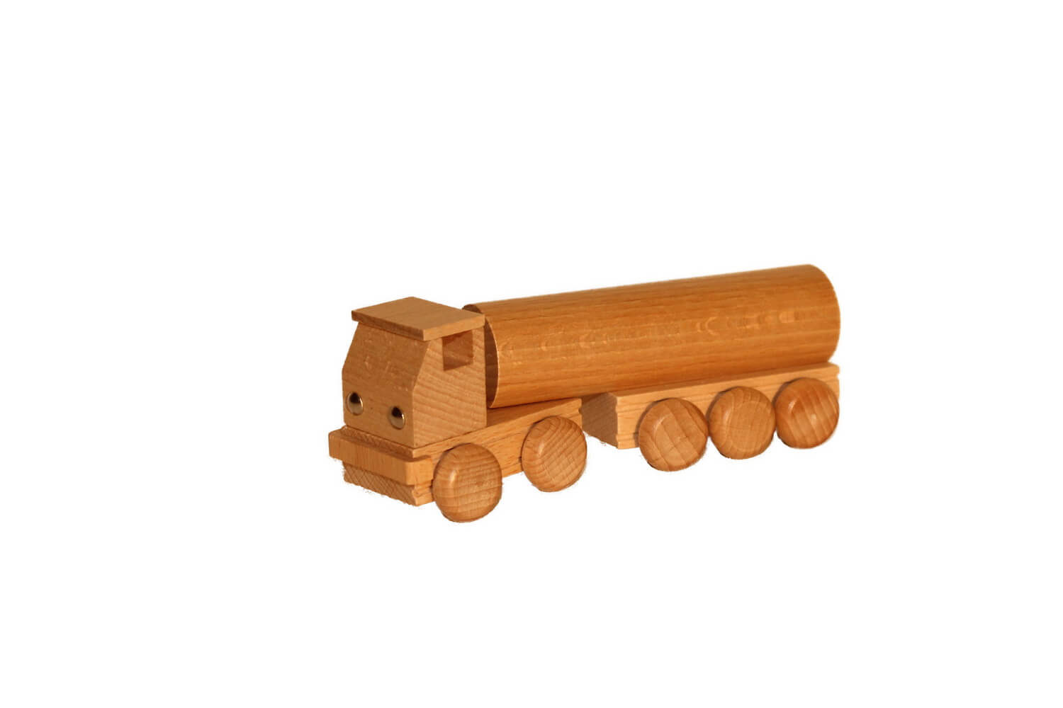 Wooden car tanker, natural by Ebert GmbH