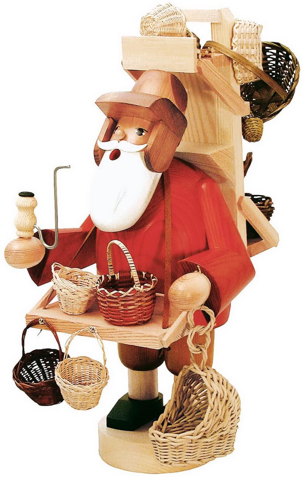 Smoking man basket trader, 23 cm by KWO