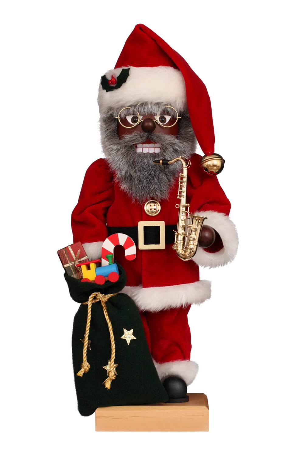 Nutcracker Santa Claus Jazz, 49 cm by Christian Ulbricht