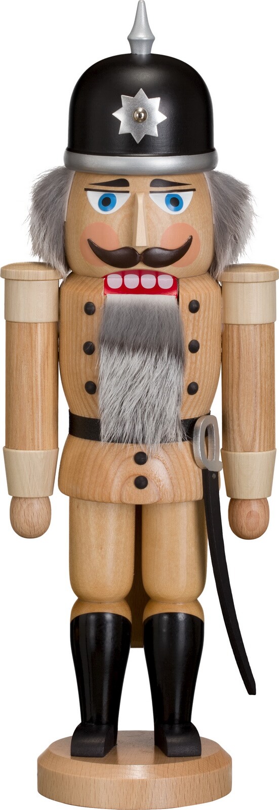 Nutcracker soldier, 38 cm, natural by Seiffener Volkskunst eG