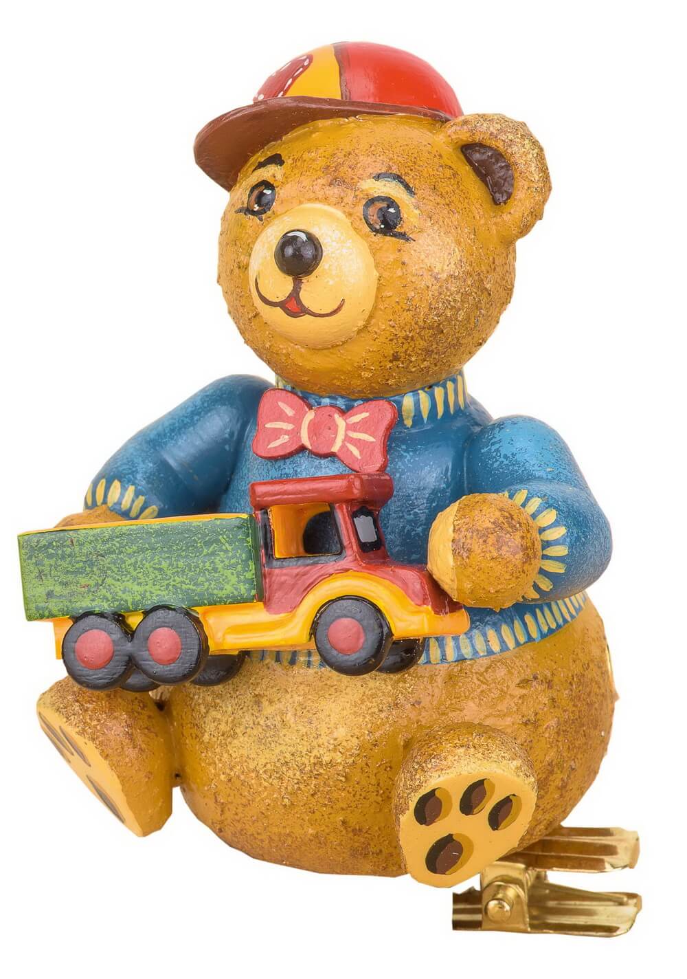 Christmas tree ornaments Tree clipper Teddy Leon's Brummi by Hubrig Volkskunst