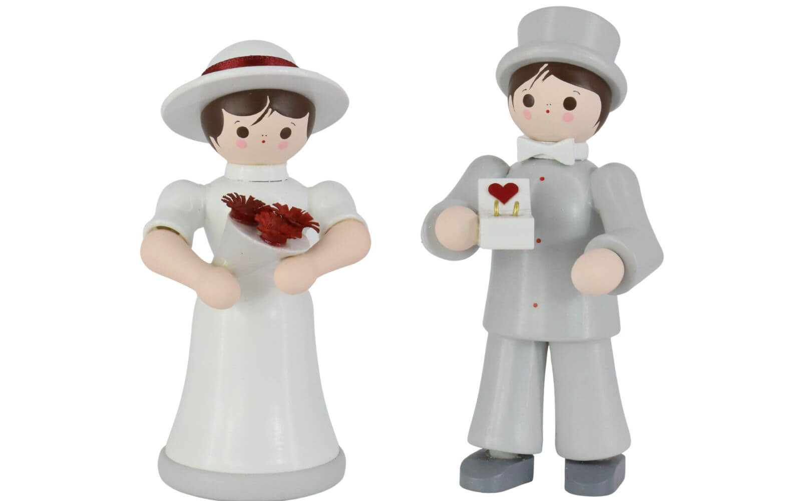 Bridal couple 2-piece, colored by Romy Thiel