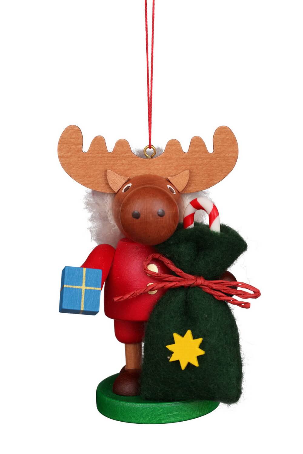 Christmas tree ornaments Santa Claus moose, 10 cm by Christian Ulbricht