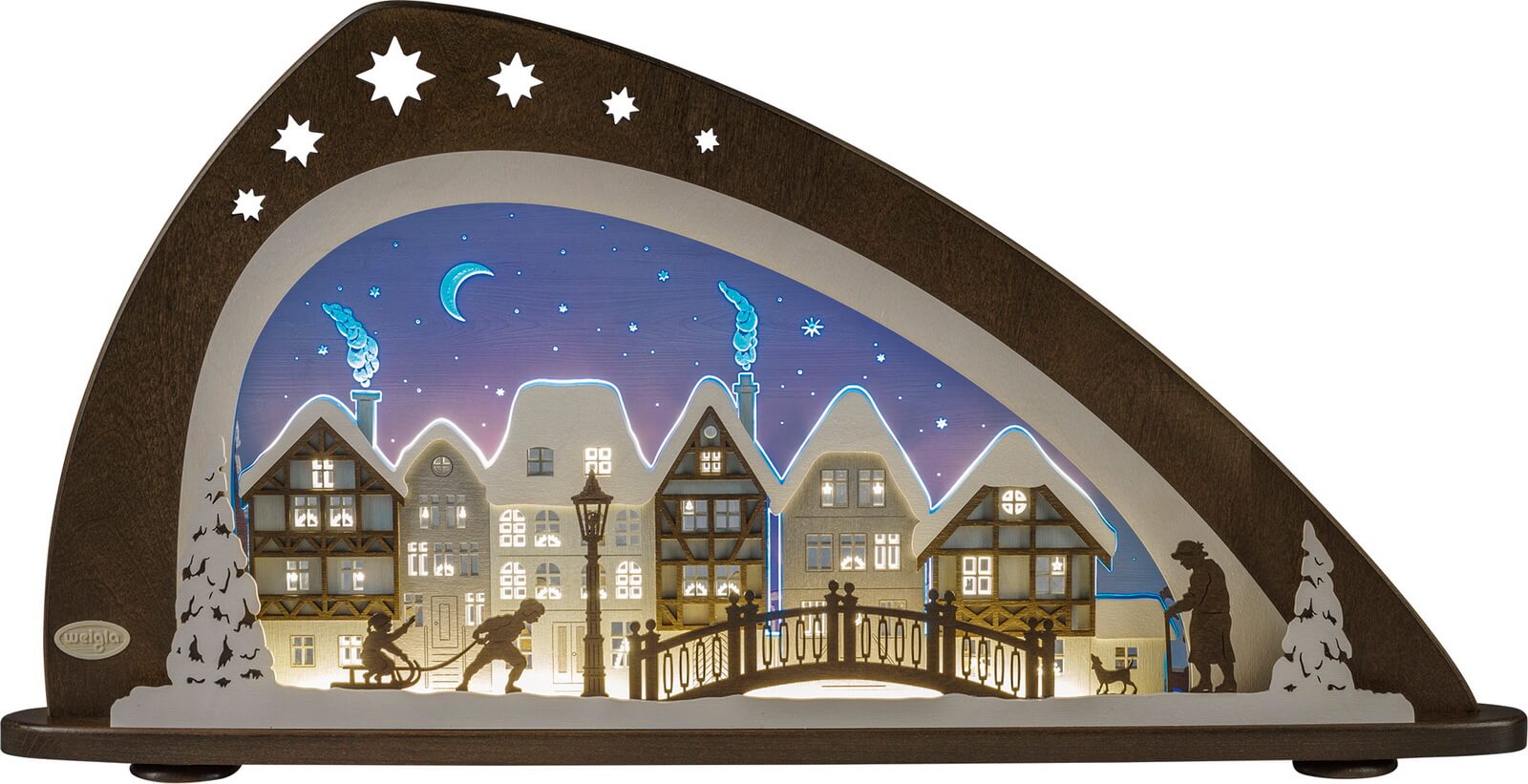 LED Schwibbogen Winter in der Altstadt von Weigla_Bild1