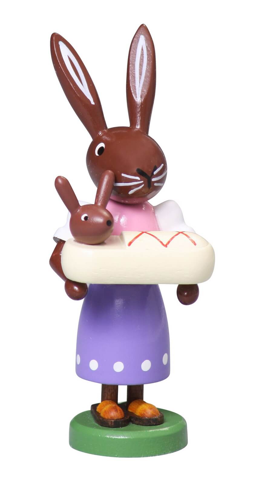 Osterhase mit Baby, 9 cm von Thomas Preißler