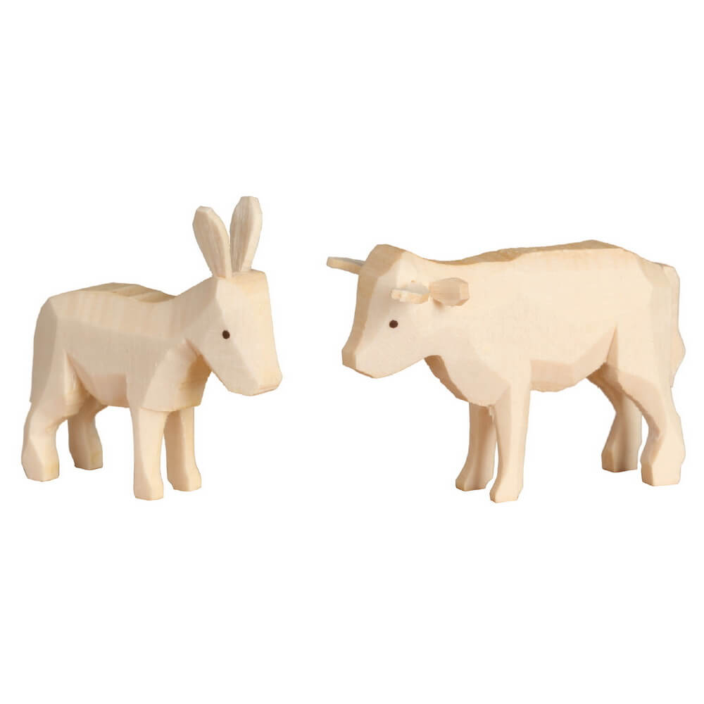 Ox and donkey to the crib by Romy Thiel