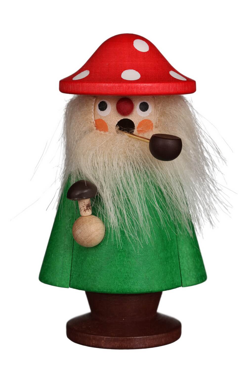 Smoking man mushroom man, 9 cm by Christian Ulbricht