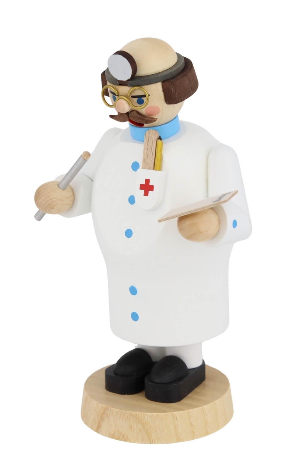 Smoking Man Doctor, 14 cm / 5,5 inch by Richard Glässer2