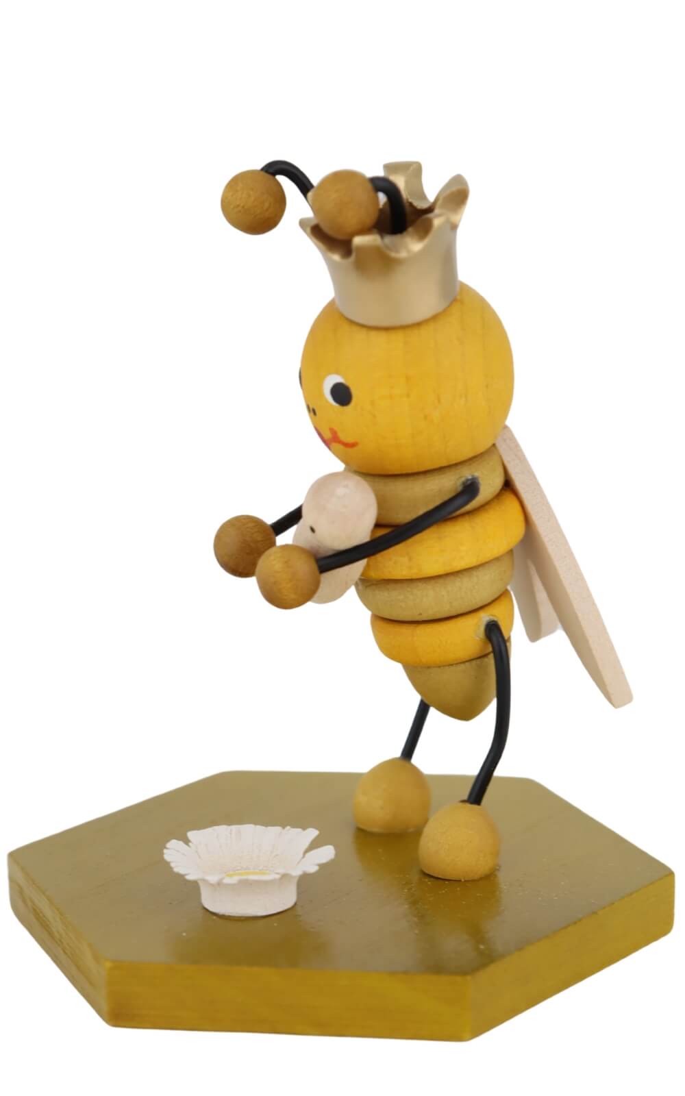 Miniature queen bee, 8 cm, colored by Ralf Zenker _3