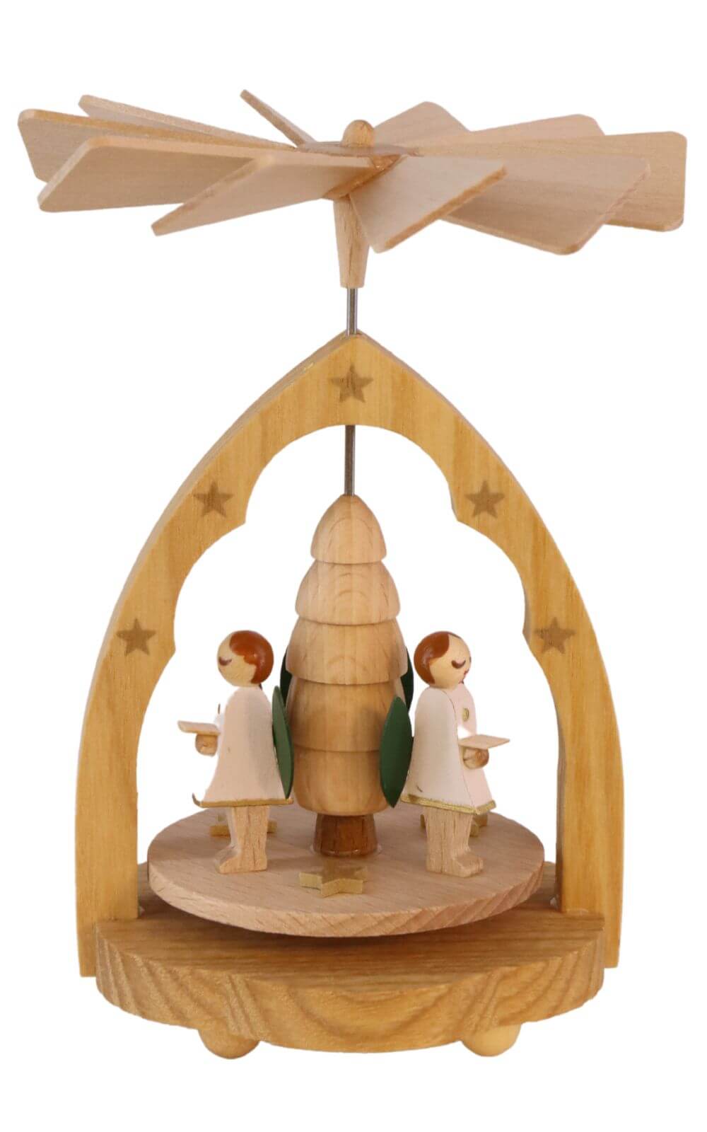 Christmas pyramid - warming play angel by Richard Glässer