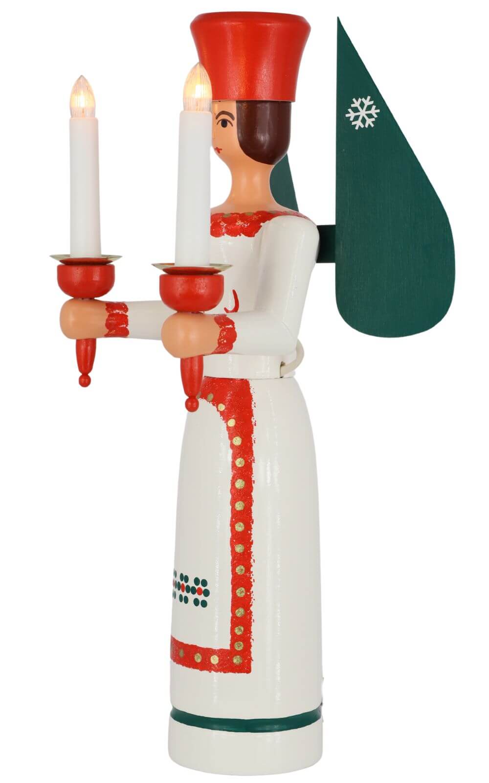 Christmas angel, colored, electrically illuminated, 38 cm by SEIFFEN.COM_4