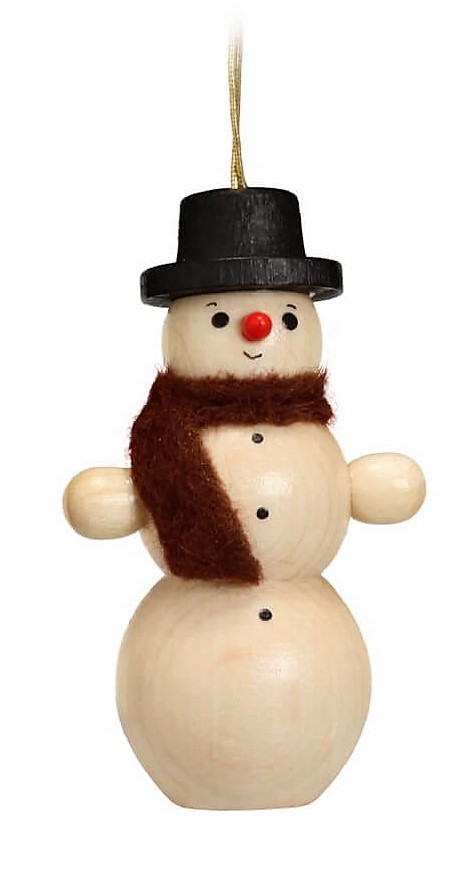 Baumbehang & Christbaumschmuck Schneemann, natur von Romy Thiel