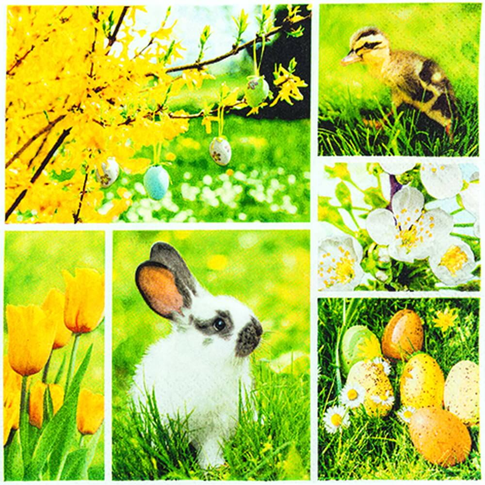 Easter napkins Easter Collage von Home Fashion®