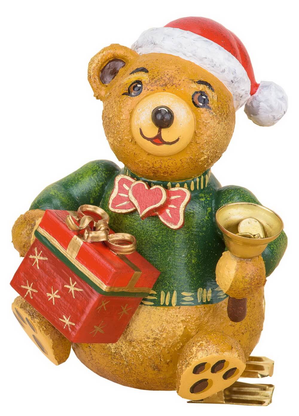 Christmas tree decoration tree clipper Teddy Christmas bear from Hubrig Volkskunst