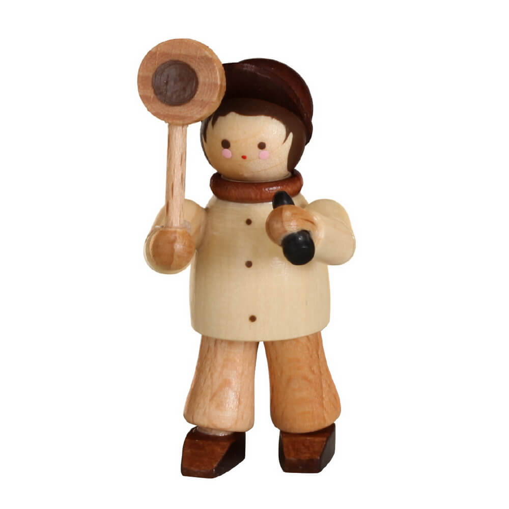 Miniature conductor, natural, 5 cm by Romy Thiel