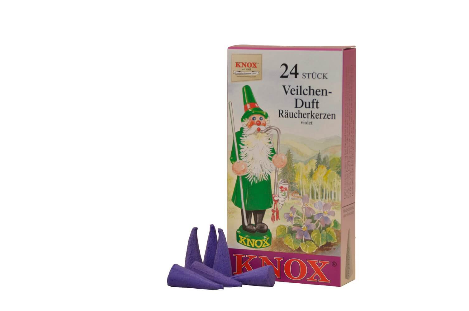 Räucherkerzen - Veilchenduft, 24 Stück von KNOX