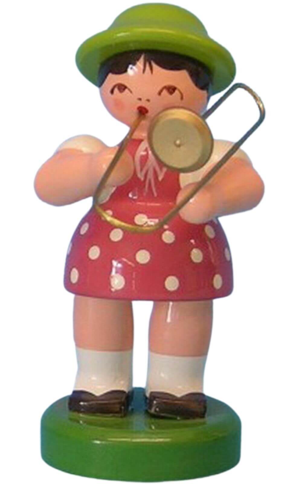 Miniature - Girl with trombone by Figurenland Uhlig GmbH