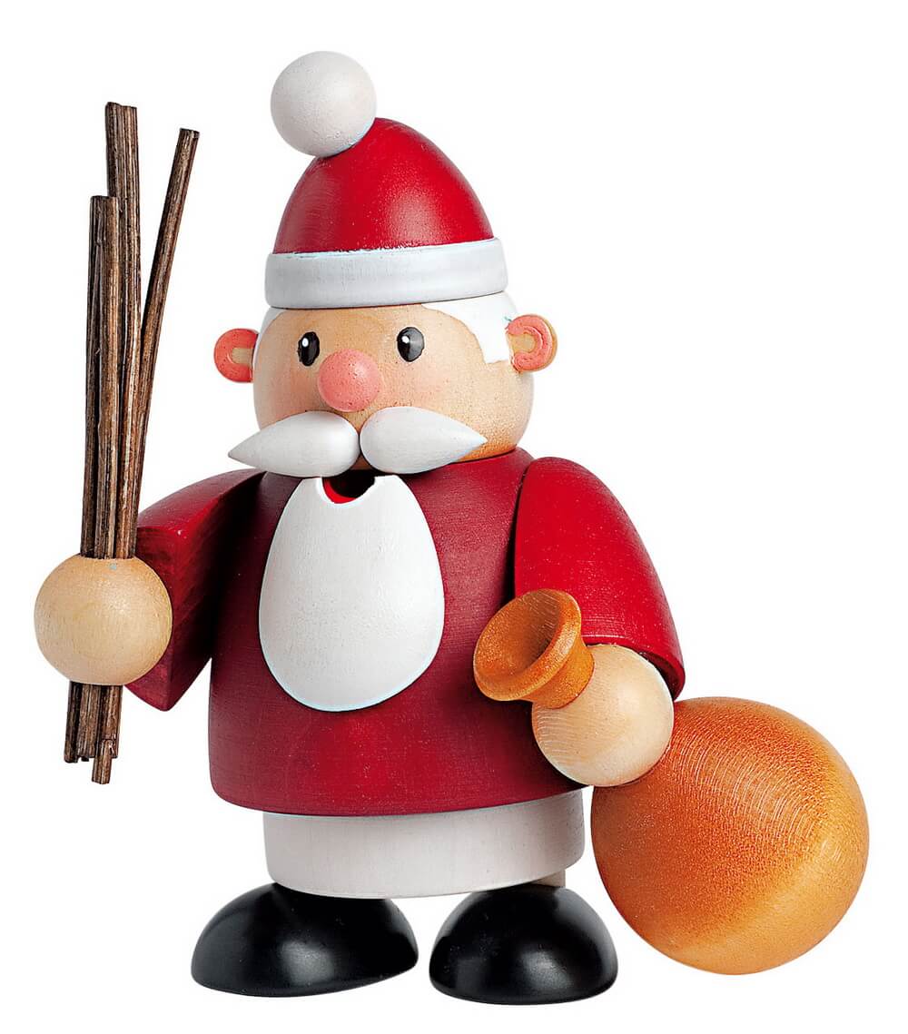 Smoking man Santa Claus, 11 cm by KWO