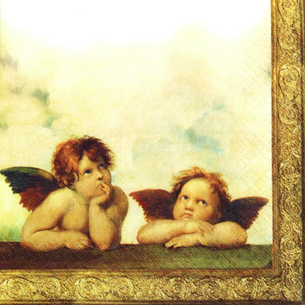 Christmas napkins Raffaels Angel by Home Fashion®