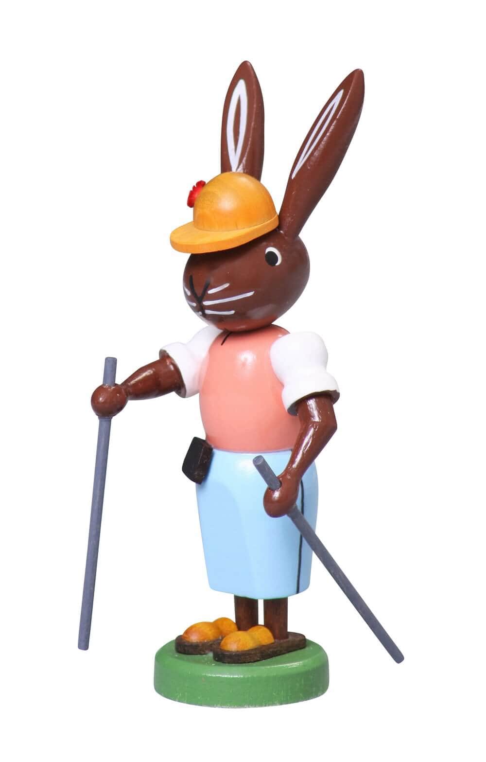Osterhase Nordic Walker, 9 cm von Thomas Preißler
