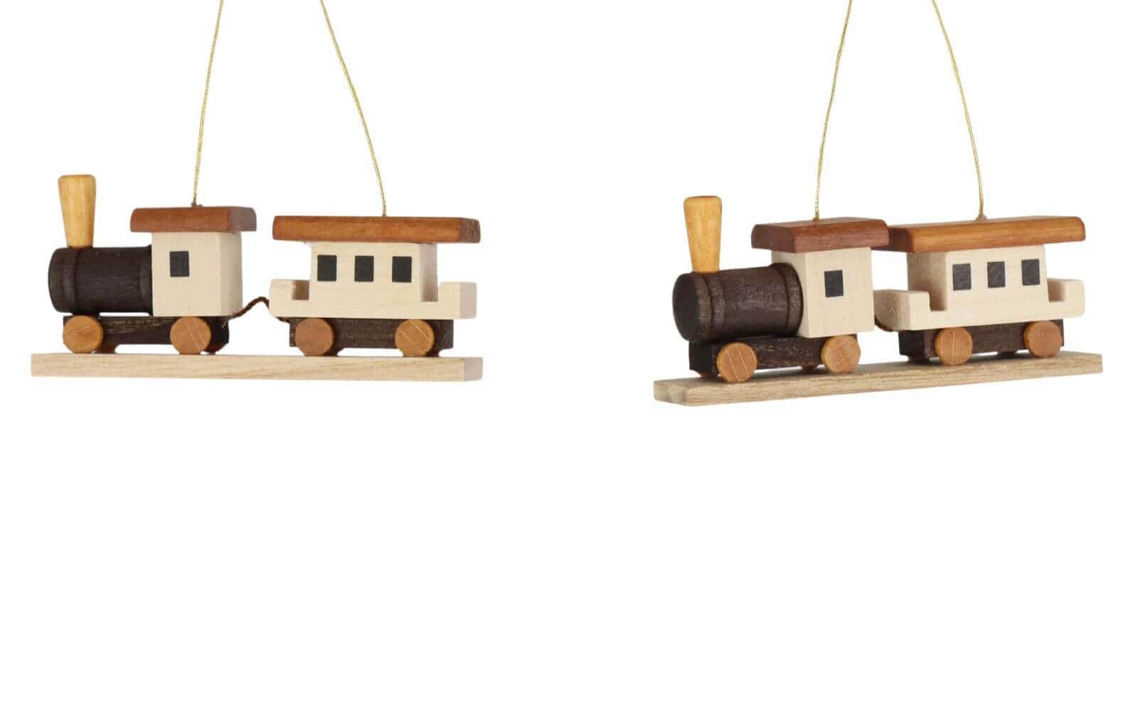 Christbaumschmuck Eisenbahn, 2 Stück von Knuth Neuber
