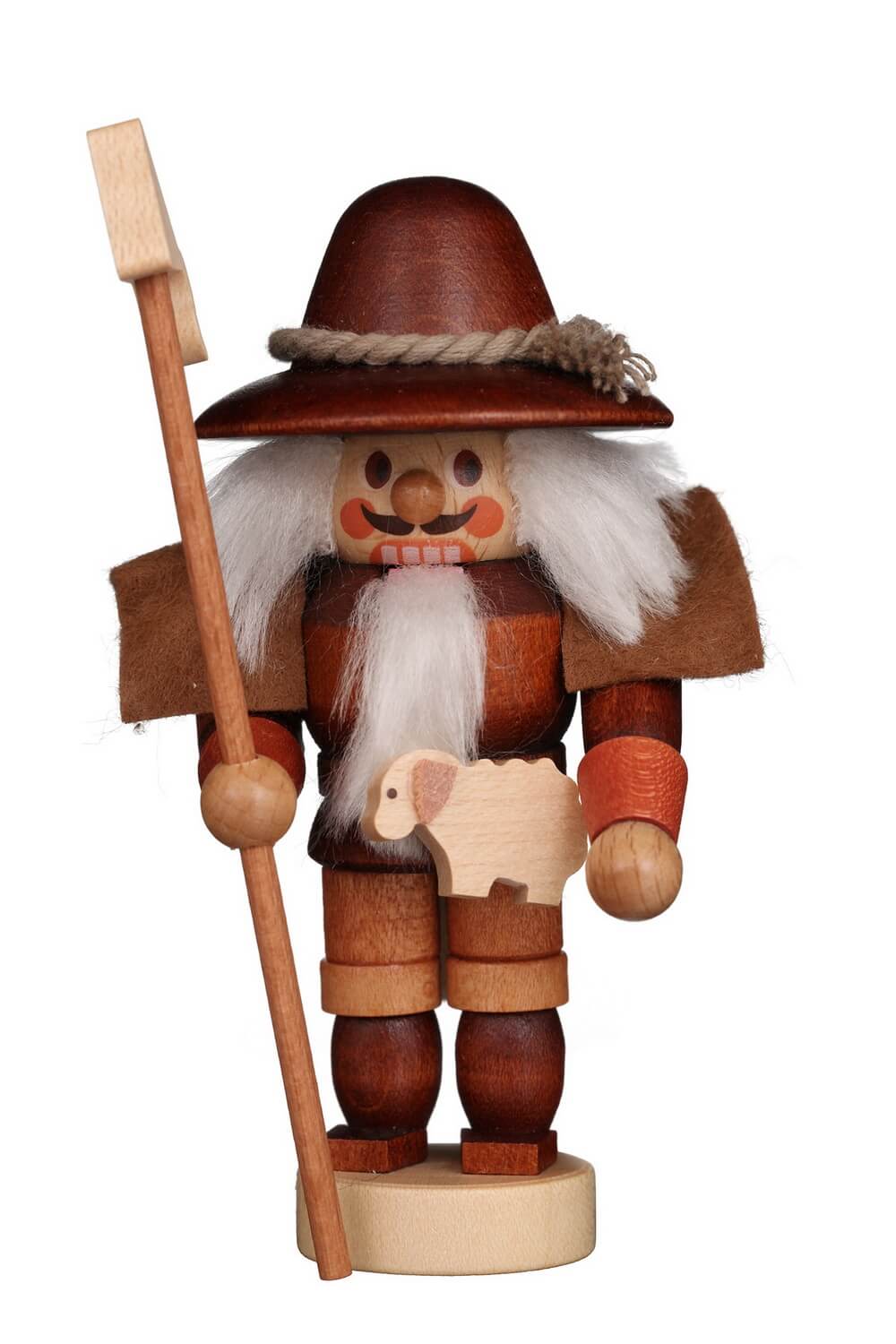 Mini Nussknacker Schäfer, natur, 11 cm von Christian Ulbricht