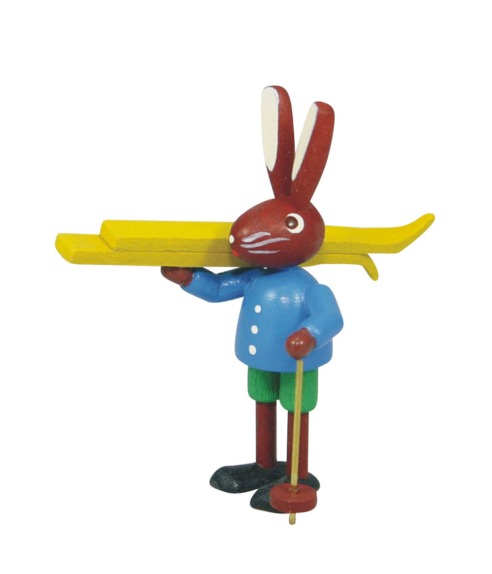 Osterhase mit Ski von Stephan Kaden