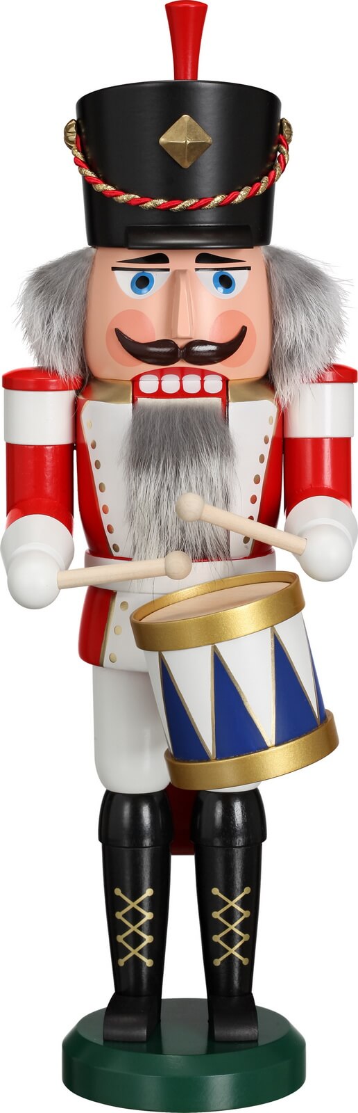 Nutcracker drummer, 39 cm by Seiffener Volkskunst eG