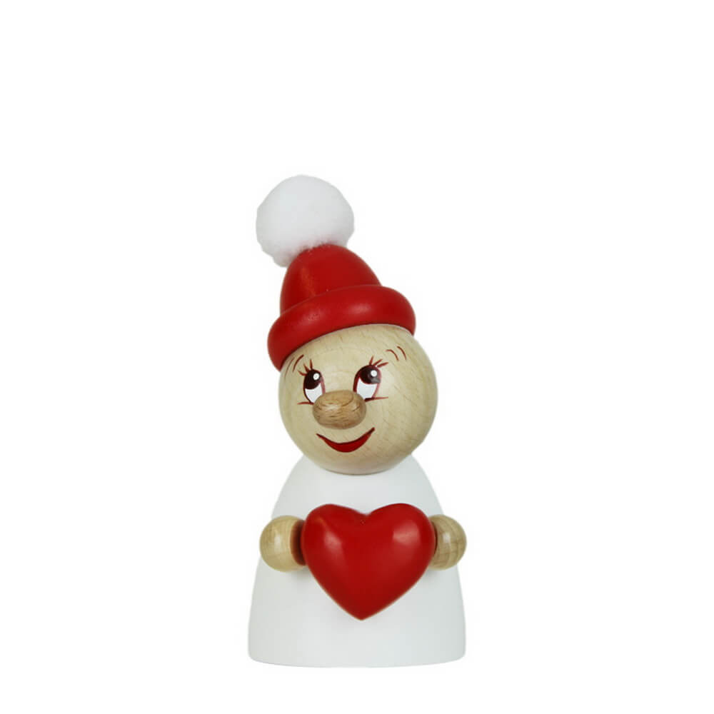 Valentine mit roter Holzmütze und Bommel - Clumsy von Steinbach