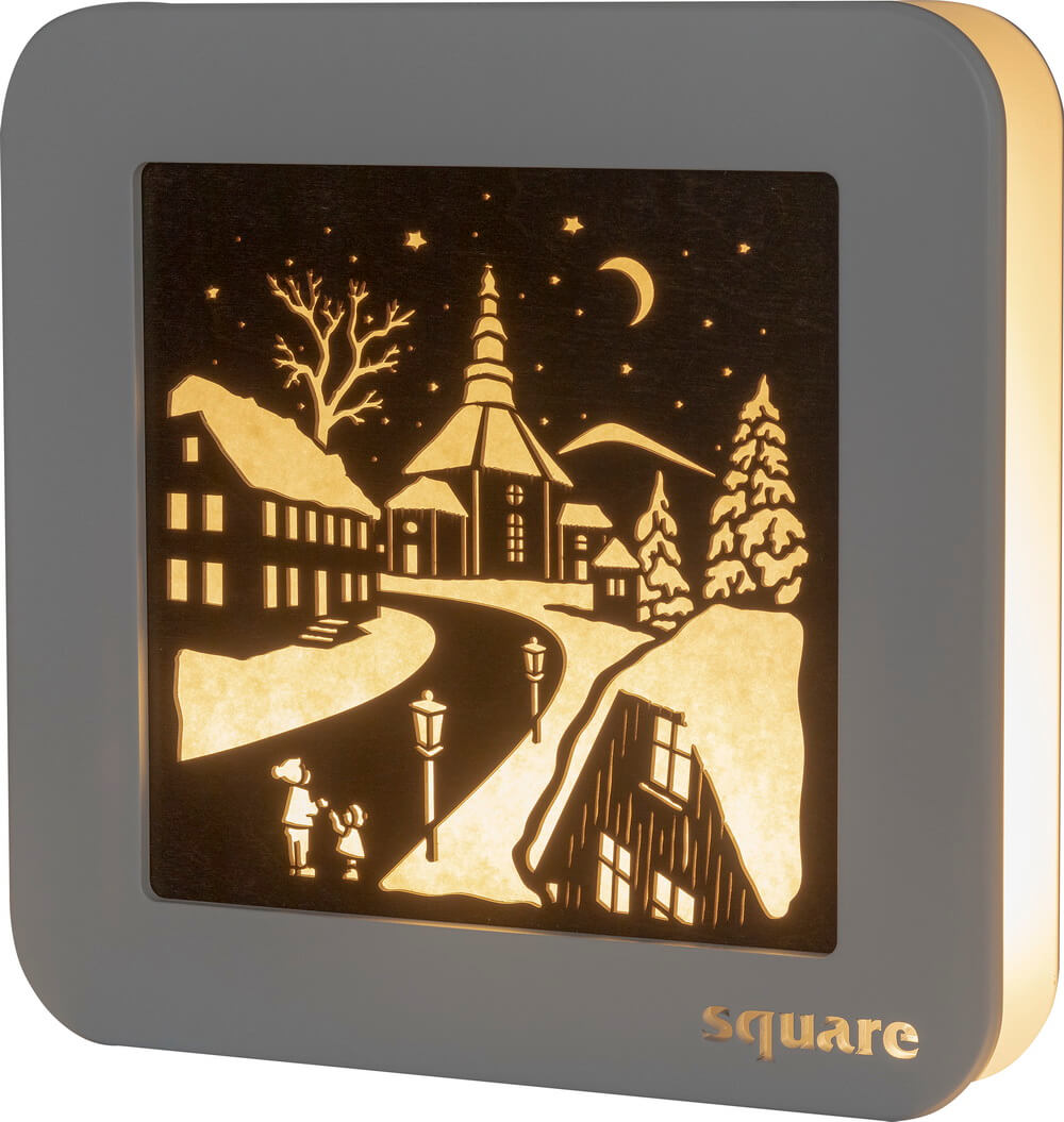 LED Standbild Square Seiffen, 29 cm von Weigla_Bild1