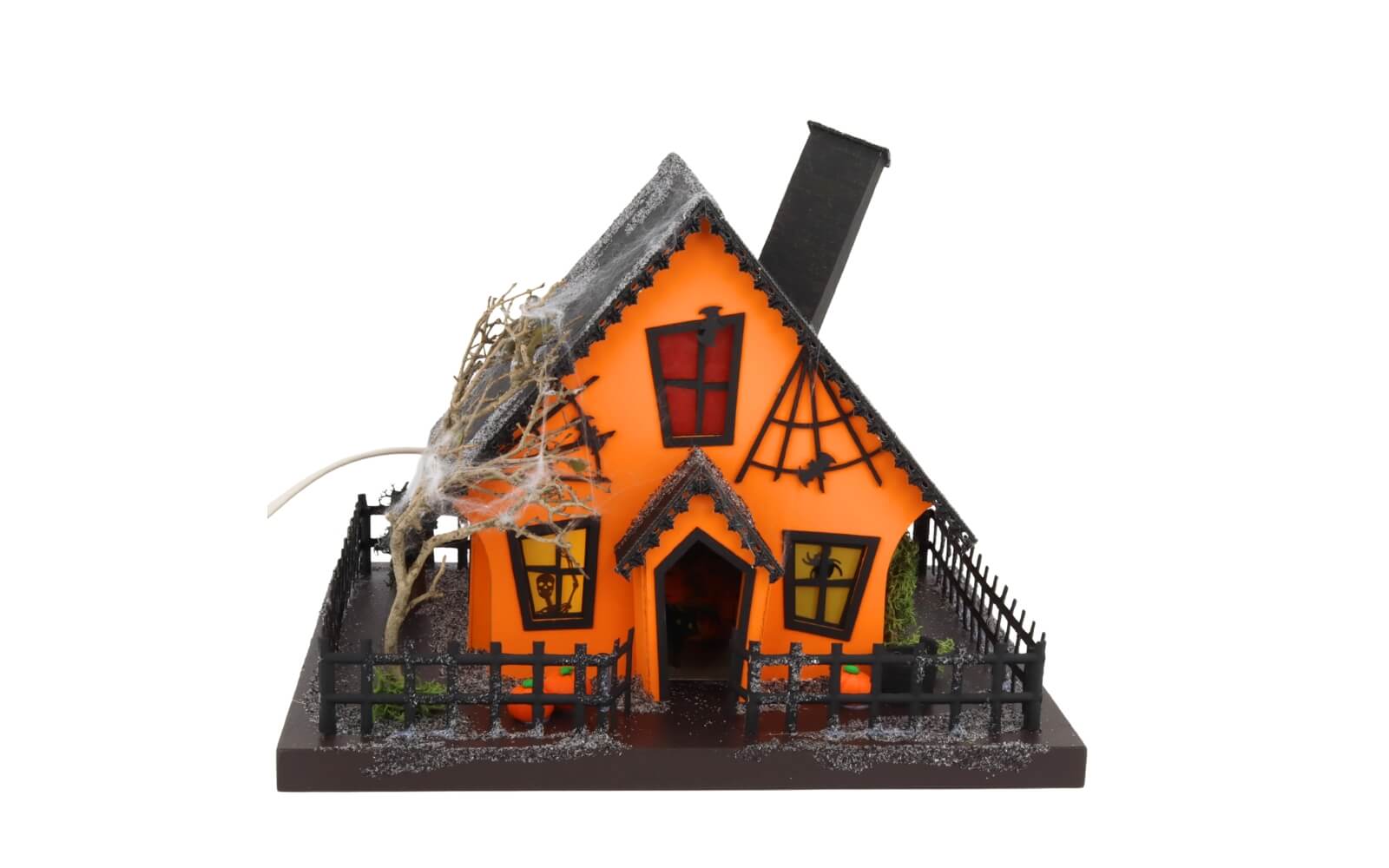 Lichterhaus George-Bähr-Kirche Forcheim, elektrisch innenbeleuchtet , 29 x 24 x 35 cm, Birgit Uhlig Olbernhau/ Erzgebirge