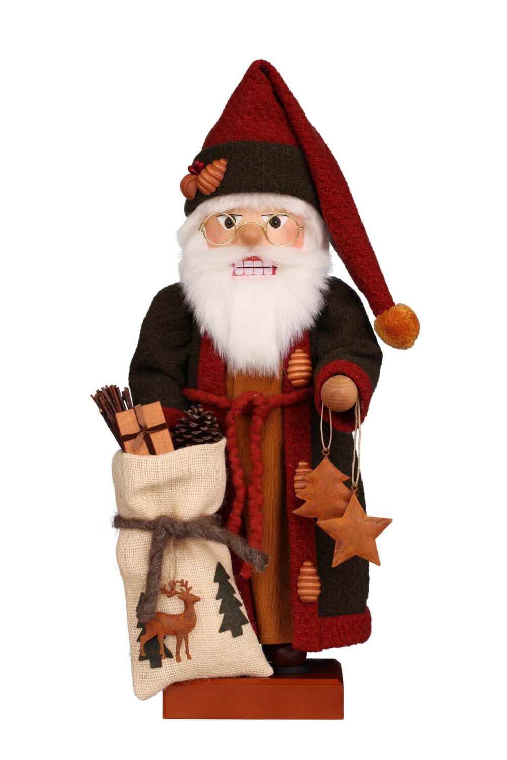 Premium nutcracker Santa Claus in autumn colors, 50 cm by Christian Ulbricht