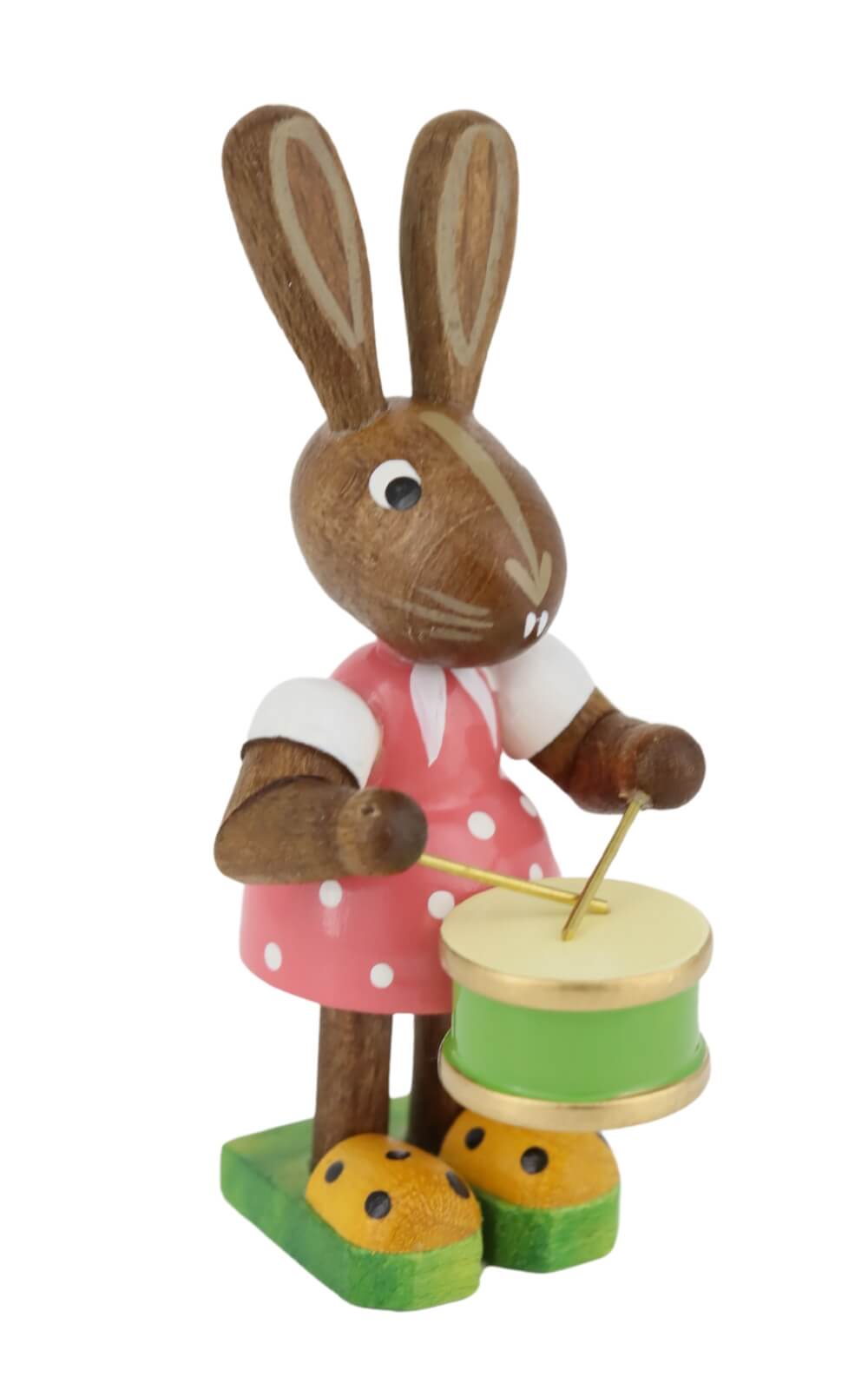 Osterhase - Mädchen mit Trommel von Figurenland Uhlig GmbH_2