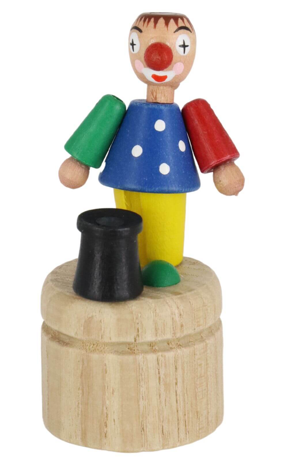 Wobbly figure clown, colored, 7 cm by SEIFFEN.COM_2